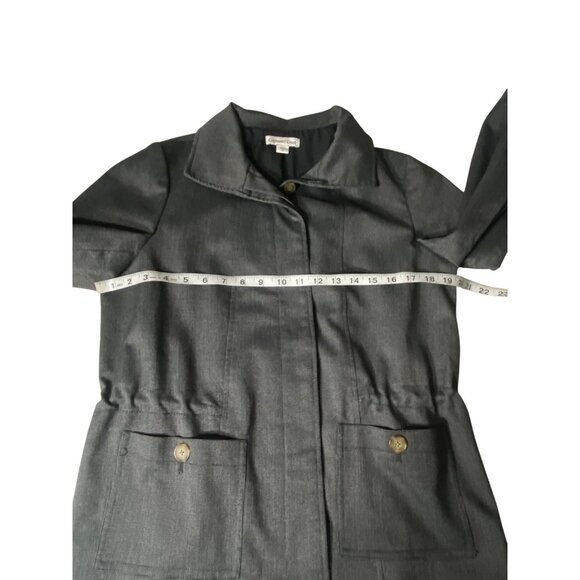 Coldwater Creek Womens Black Button-Up Jacket Size 10 Polyester Blend With Pocke - Picture 5 of 14